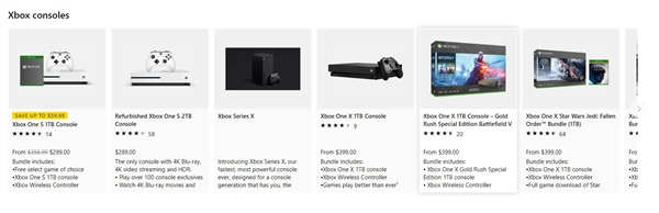 准备好钱！微软Xbox Series X购买页面正式上线