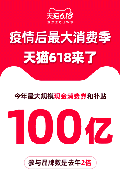 发钱了！天猫618送出100亿人民币：门槛有史以来最低