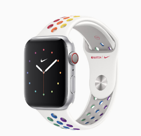 苹果发布两款全新Apple Watch彩虹版表带：艺术美感十足！